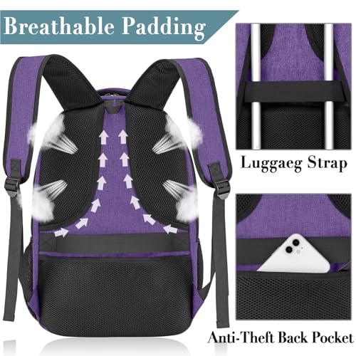 Image of BIKROD Backpack for Girls Women, School Backpack for Teen Boys, Lightweight Casual High School Bookbag, Daily-use Travel Laptop Backpack Fits 15.6 Inch Notebook