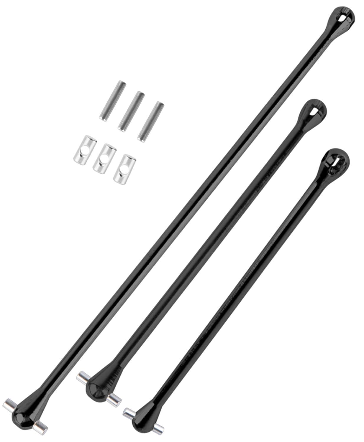 BRCatWPark RC Drive Shaft Dogbone Upgrades Part for 1/5 KRATON 8S BLX Outcast 8S BLX,Centor Driveshaft Axles Dogbone Part,Black