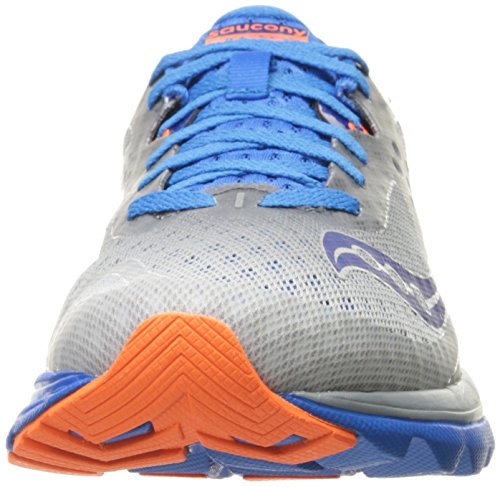 Saucony Herren Kinvara 8 Laufschuhe, Grau (Grey/Blue/orange)