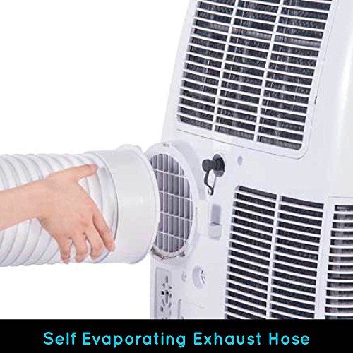 Quilo QP112WK Portable Air Conditioner with Dehumidifier & Fan for Rooms Up to 550 Sq. Ft. with Remote Control in White/Black by Quilo - Image 4