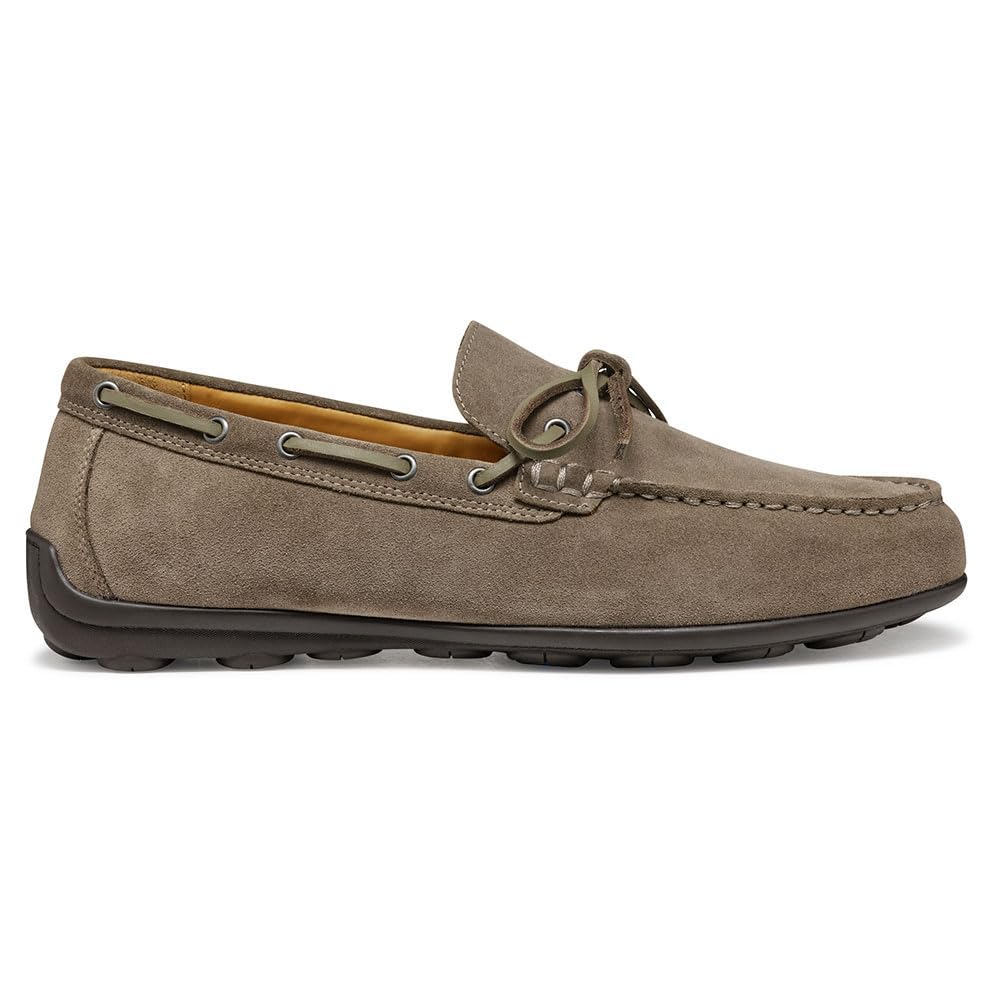 Geox Men's U SPHERICA EC16 B Moccasin, Dove Grey, 9.5 UK