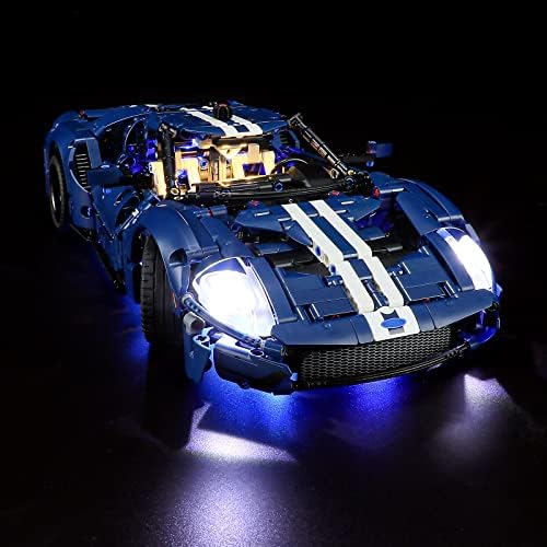 YEABRICKS LED Light for Lego-42154 Technic 2022 Ford GT Building Blocks Model (Lego Set NOT Included)