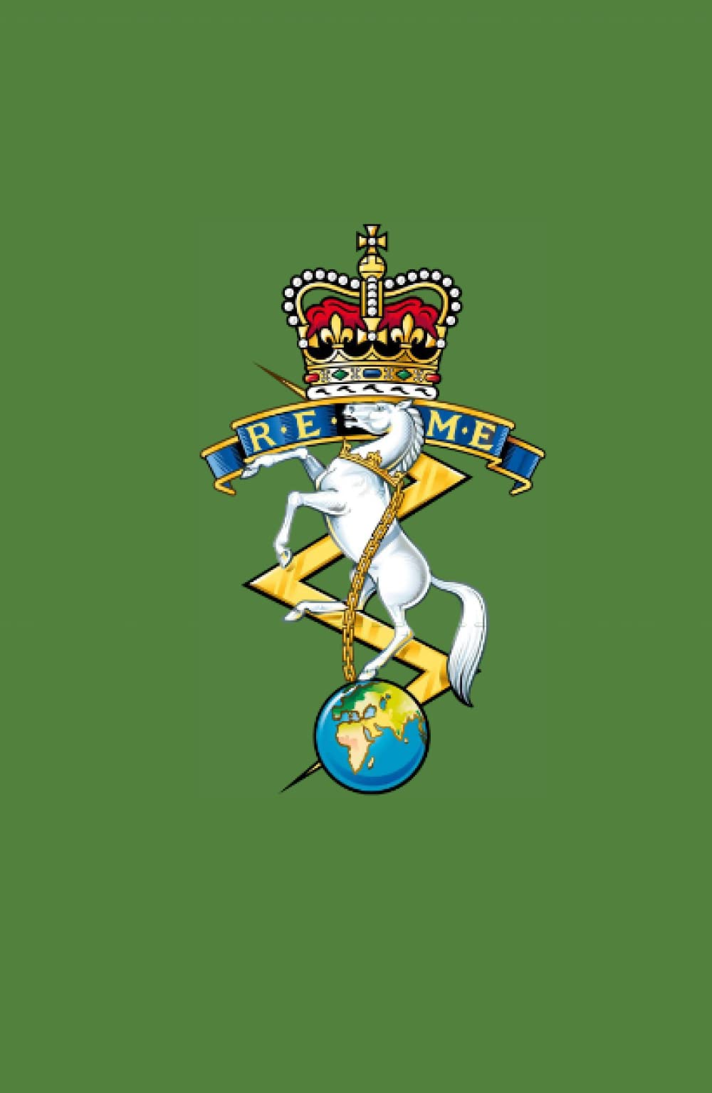 REME Army Military notebook: Green military notebook with REME logo for army (British Army Green Military Notebooks)