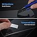 Compatible with BMW for 7 Serie for 740LI X7 2019 2020 2021 Rear TV Entertainment Display Screen Tempered Glass Screen Protector (2pcs) Screen Protector
