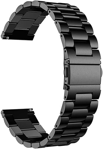 Miniatura 2 de Compatible con Galaxy Watch 4 de 1.732 in y 1.575 in, correa clásica de 1.811 in y 1.654 in, correa de reloj de repuesto de metal de acero