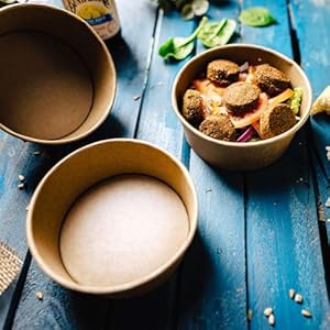 BIOZOYG Salatschale 50 Stück 800 ml