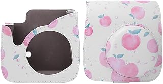 Estojo para câmera instantânea, bolsa para câmera, capa de câmera para câmera Fujifilm Mini 9 Fujifilm Mini 8+ Fujifilm Mini 8(Pêssego)