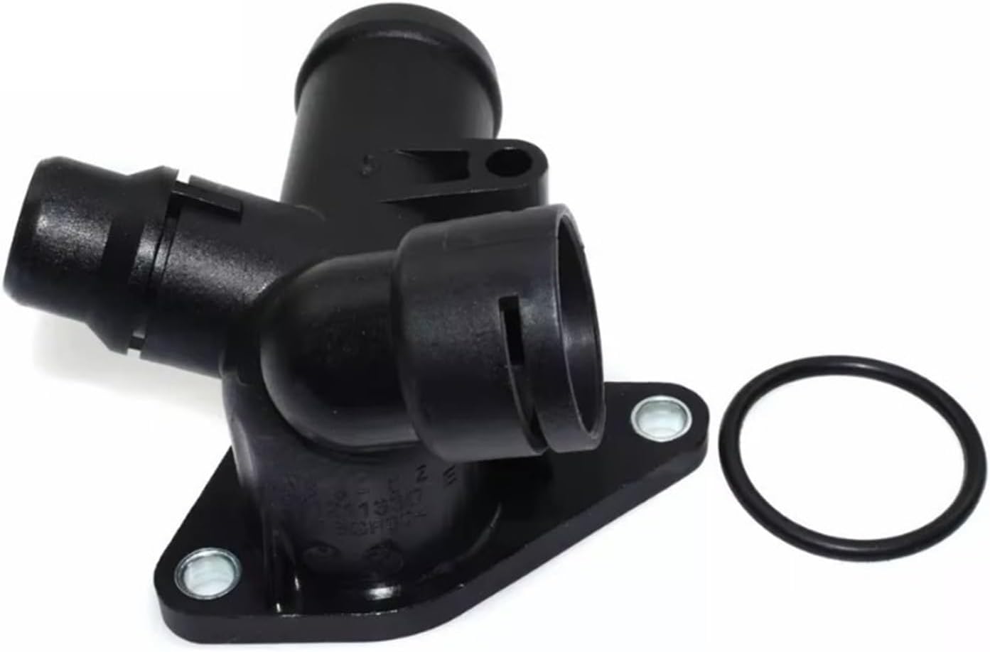 06B121132E Thermostat Coolant Water Outlet Gasket Hose Compatible With A4 Quattro 1.8T 2002-2006 06B121132B