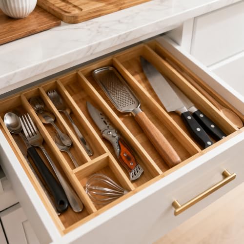 Image of Kitchen Utility Knife with Wooden Handle