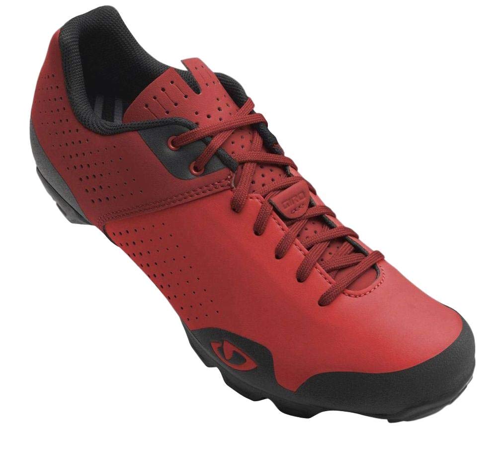 Giro Privateer Lace Men's Mountain Bike Shoe, Bright Red/Dark Red (2020), US 15 / EU 50