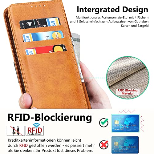 Étui de protection Note 10 Pro anti-choc avec porte-cartes en cuir - 5