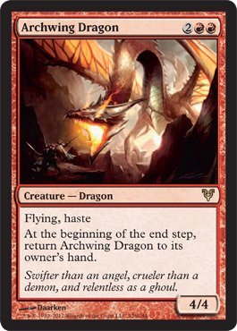 Magic The Gathering - Archwing Dragon - Avacyn Restored - Foil