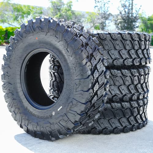Set of 4 (FOUR) Forerunner Tomahawk A/T ATV UTV All-Terrain Off-Road Radial Tires-32x10.00R14 32x10R14 32x10x14 86J Load Range 8 Ply BSW Black Side Wall