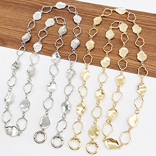 Duories 1 x Metal Bag Chain, Replacement Shoulder Strap, Gold Chain Strap, Metal Chain Strap for Women Handbags, Shoulder Bag - Image 3