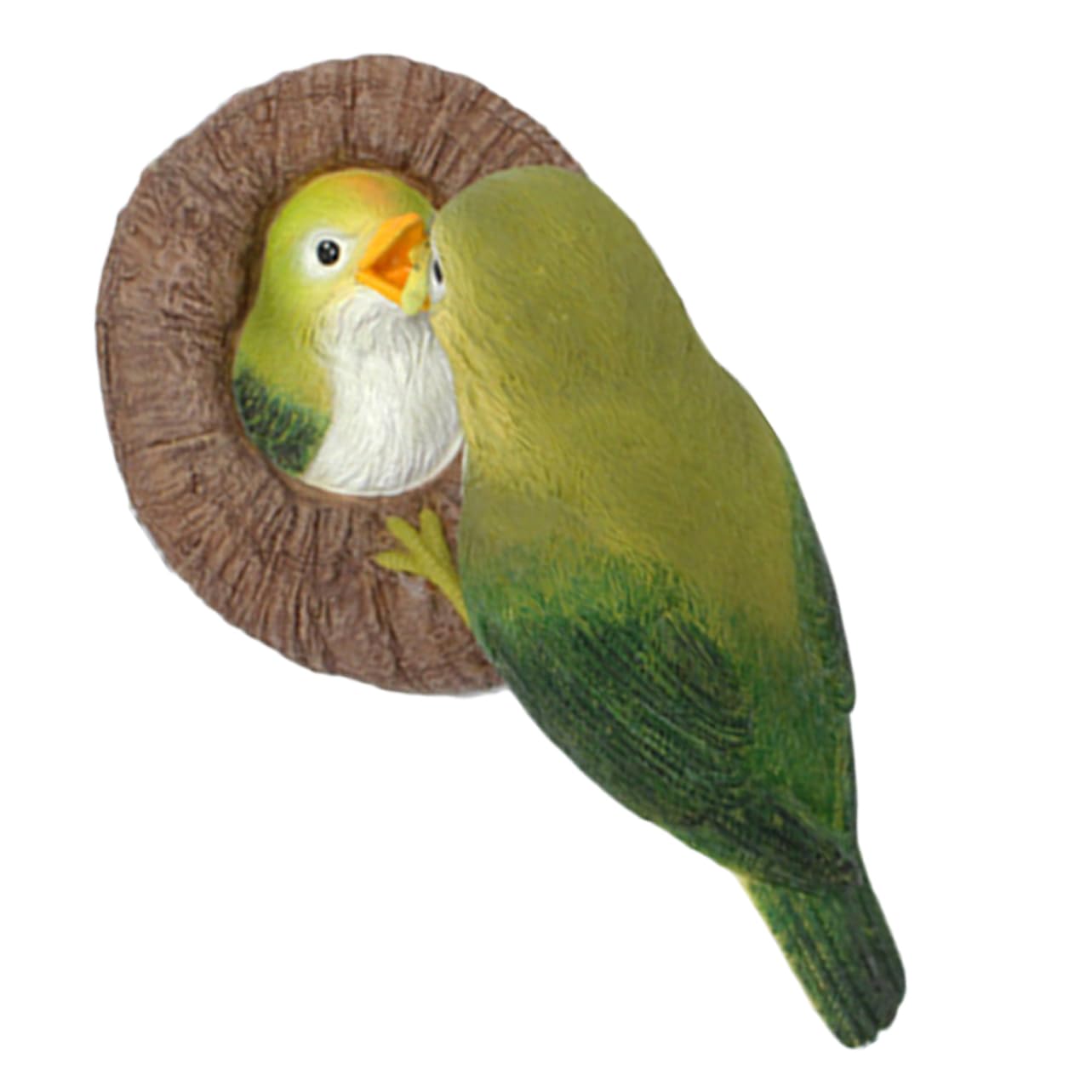 TOYANDONA 2 Stück Hängende Vogelstatue Harz Niedliche Vogelfigur für Garten und Außenbereich Realistisches Design Dekoration für Bäume und Einzigartiges Tierornament für Gartenliebhaber