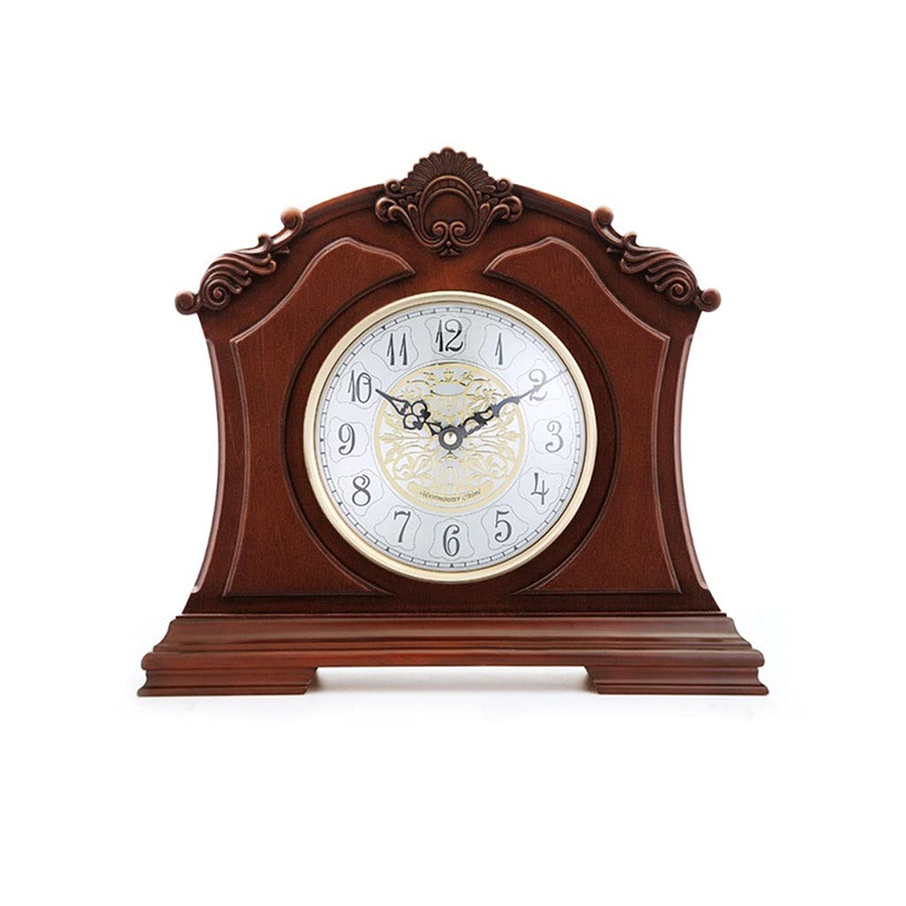 Reloj de repisa vintage con campanas Westminster a batería para salón