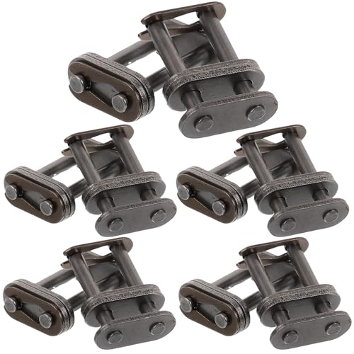 HOMOBABE 10 piezas Eslabón de Cadena Bicicleta Doble Línea Hebilla Rápida Conector Estable Compatible para Cadena de Transmisión