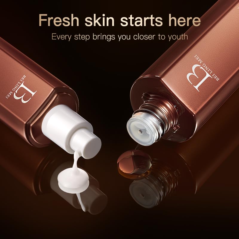 Ginseng Collagen Skincare Set 9-Piece - Korean Skin Care Set,with Face Wash, Toner, Lotion,Essence*4, Eye Cream, Cream,Deep Hydration,Anti-Aging & Skincare Gift Set for Women - Image 5