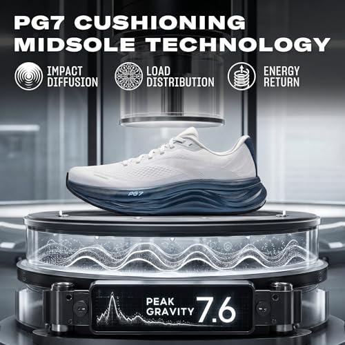 Image of ANTA Men's PG7 Running Shoes Cushioning Comfortable Breathable Athletic Workout Gym Cross Trainer Sports Sneakers