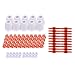 Lotos LCON90 90 pcs Consumables Nozzle Electrode Cup and Ring for Lotos Plasma Cutters LT3500, LT5000D, CT520D