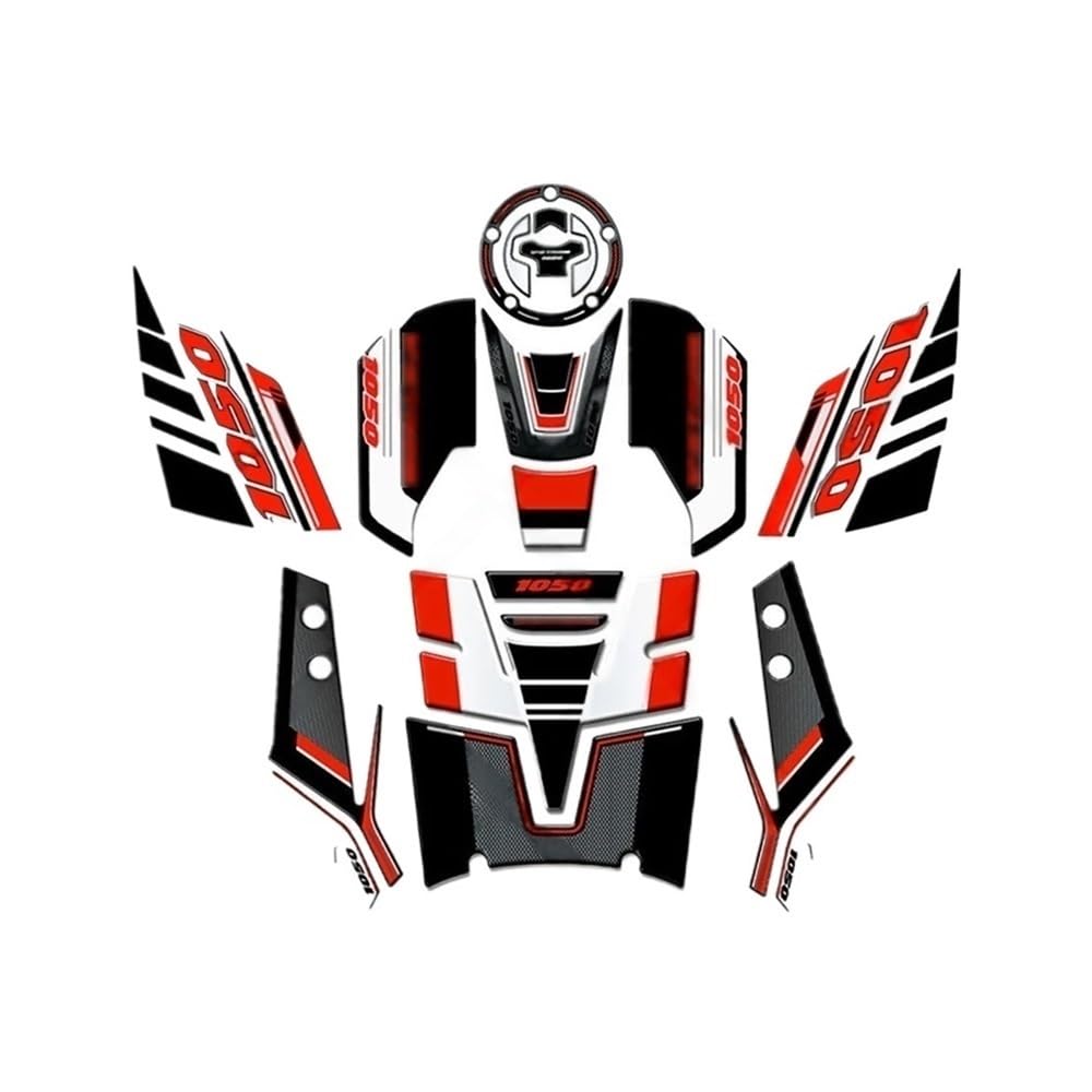Fuel Tank Protector Motorcycle Tank Pad Stickers Protection Kit Protective Sticker for V-Strom 1050 XT Epoxy Resin