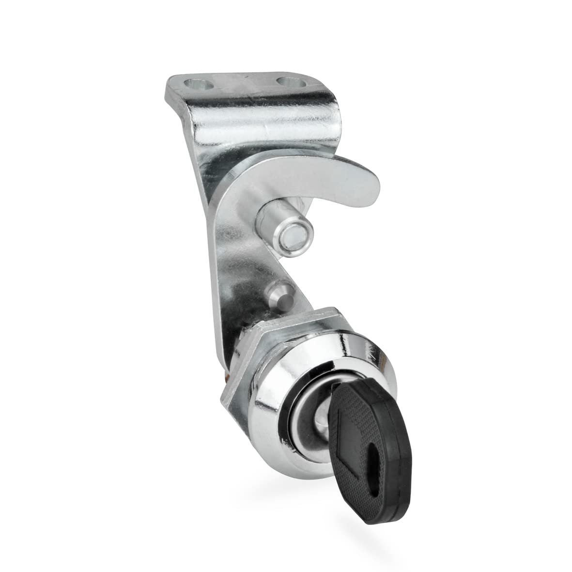 Ganter Normelemente GN 115.8-SC-18-H1-CR-2 Hook Lock, Lockable Toggle, Sc: Actuation with Key