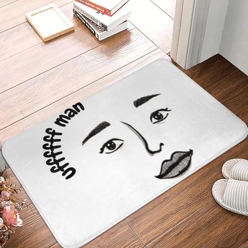 EAEQKOUC 3D Pegatina 3D Minimalista para Hacer Doodle, Alfombra Antideslizante, Alfombra Lavable para Entrada a la Cocina, Alfombrillas para los pies del salón-40x60cm.