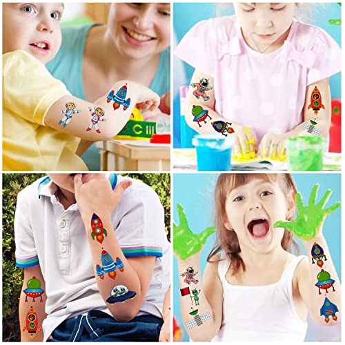 Image of Party Propz Space Theme Tattoo Sticker For Kids - Set of 10 Pcs Space Theme Gifts Sticker Tattoo | Temporary Tattoo For Kid | Water Tattoos For Kids | Temporary Tatoo Stickers