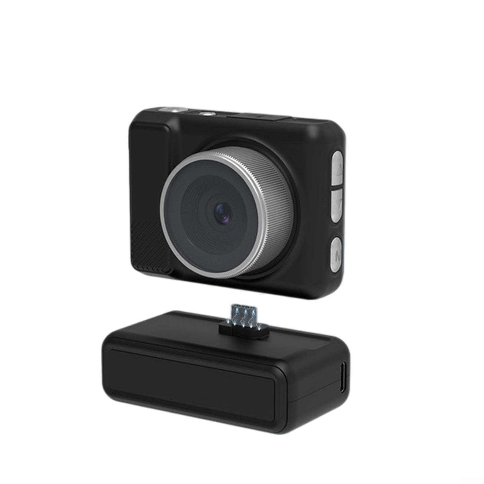 Fotocamera digitale 1080P retrò compatta, filtro luce LED compatta leggera fotocamera fotografica per vlog viaggi principianti studenti (bianco+32G)