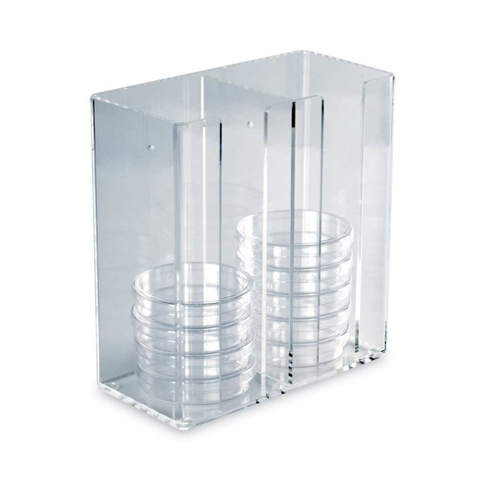 Heathrow Scientific HS23452 Petri Dish Dispenser Acrylic, Clear, 30Gallons, Degree C, Pmma, (