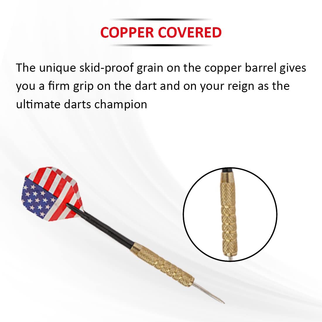 Morex Air Steel Darts with Steel Tip for Adults β Professional Darts for Dart Board | Steel Pointed Darts for Professional Play | Pack of 6 3