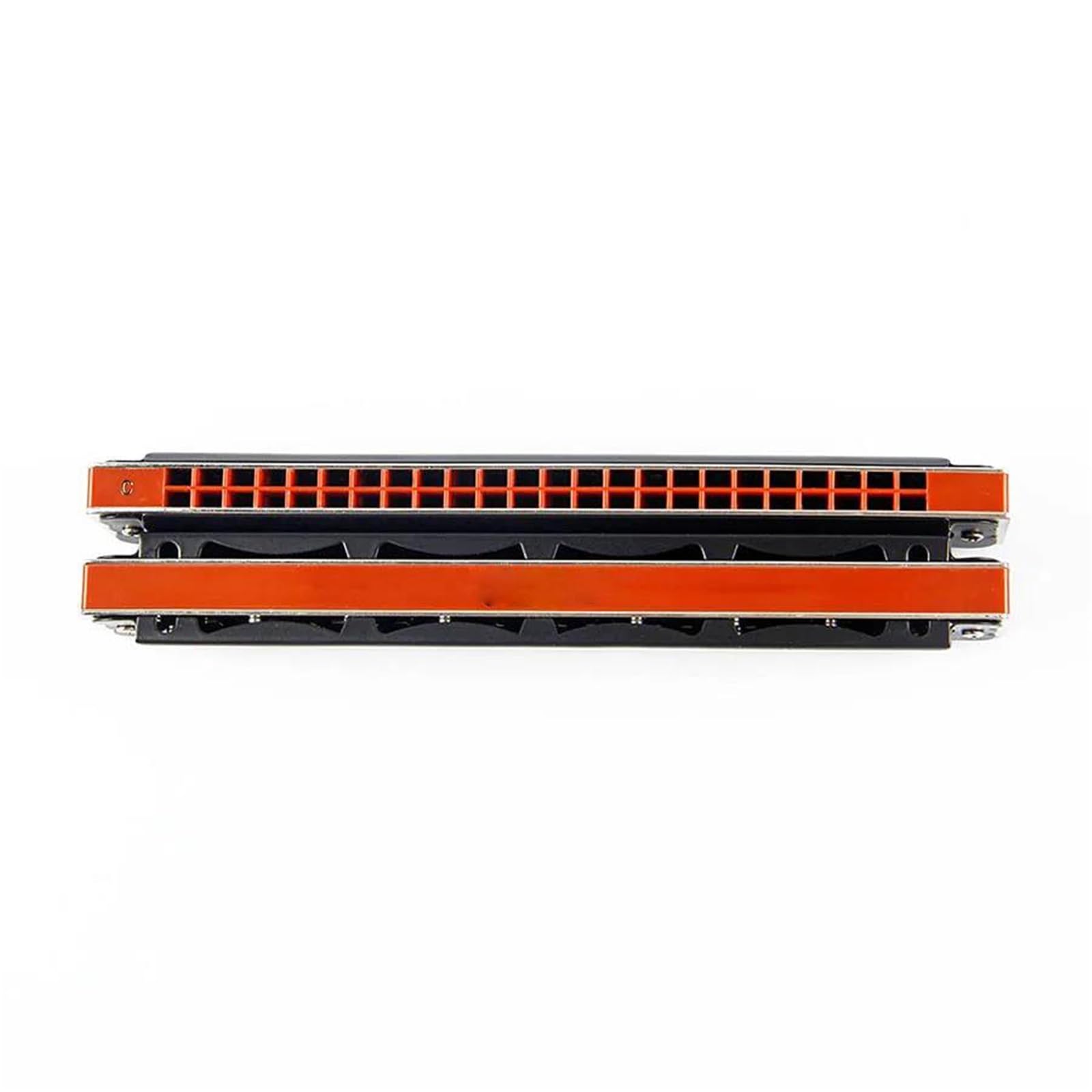 Harmonijka 24-otworowe Organy Ustne Harmonijki Tremolo Harmonica | 24-otworowa harmonijka ustna Tremolo Harmonijka ustna Czarna farba polifoniczna