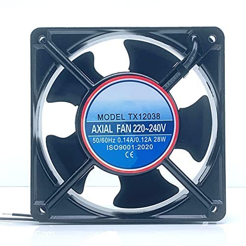 Ventilador de refrigeración 220V 12038 para armarios eléctricos de 120x38 mm