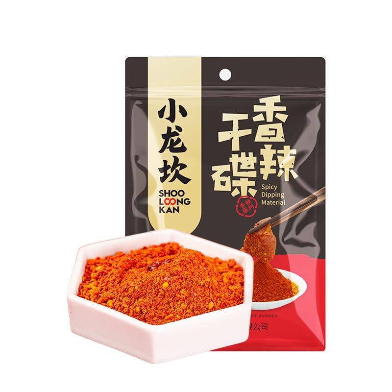 Chinese snacks, mixed noodles 火锅蘸料 干碟 辣椒面 烧烤调料 重庆小面 方便速食 (香辣蘸料100g)