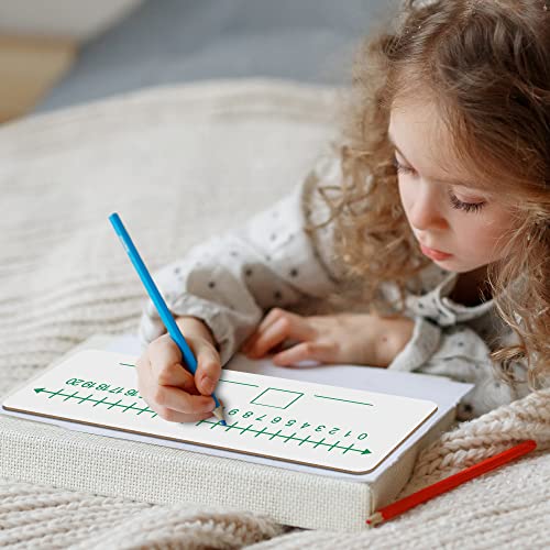 Dry Erase Addition & Subtraction White Board, 4" X 12" Number Line Double Side Table Math Manipulatives Lapboard For Kids Students Classroom Home #TOP3
