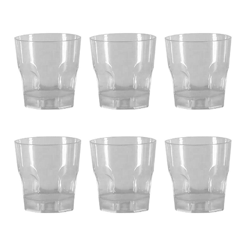 Tasses clignotantes lumineuses WUURAA lot de 6 verres transparents pour bar