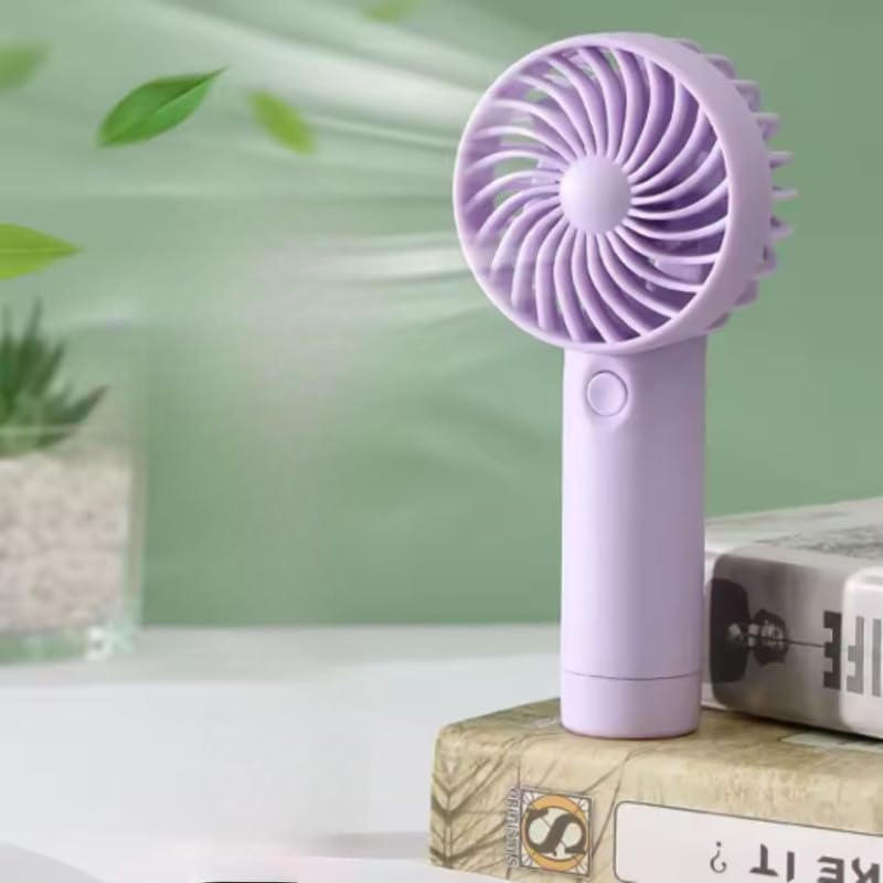 Desidiya® Portable Handheld Mini Fan - USB/Battery Rechargeable, ...