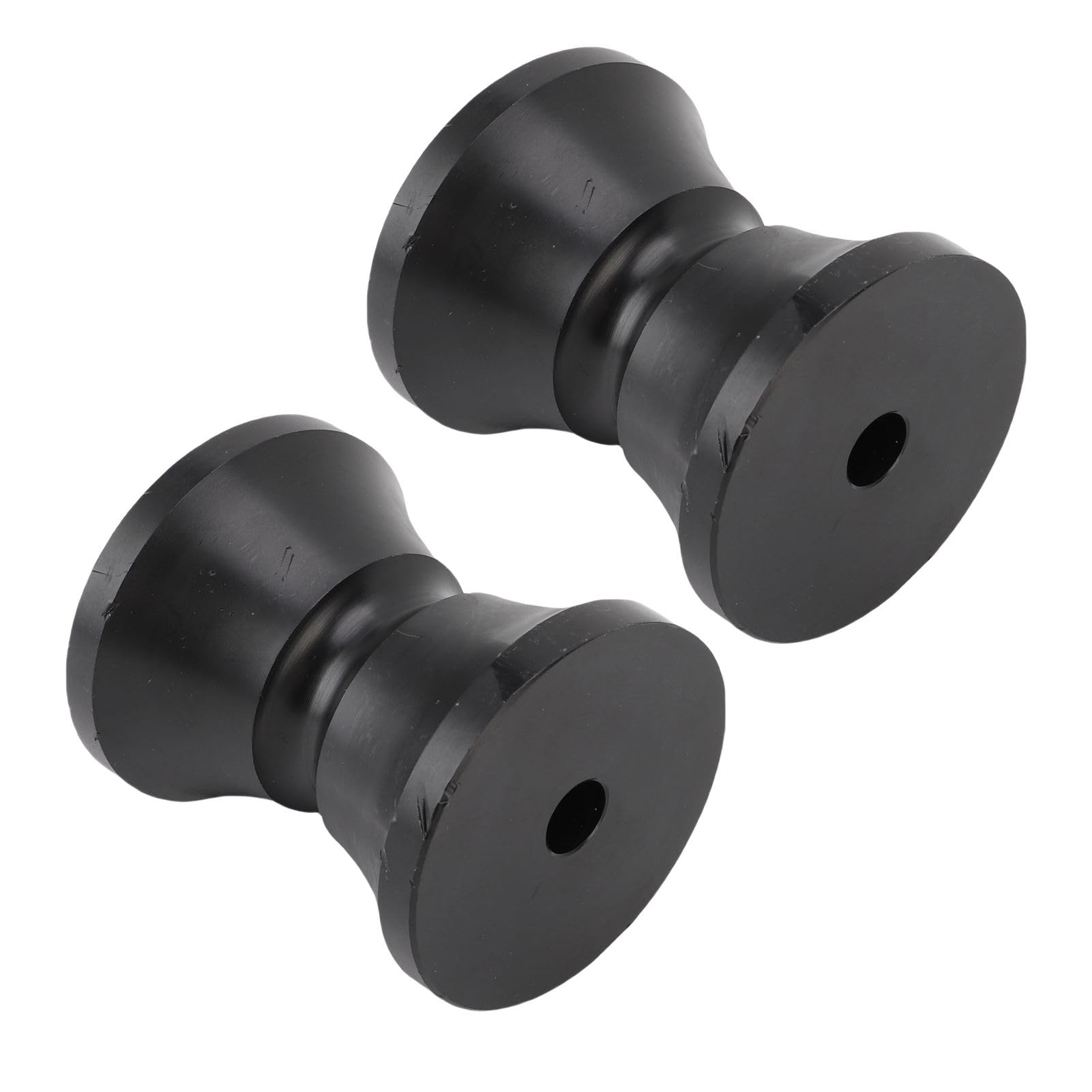 2Pcs Boat Trailer Rollers Nylon Marine Keel Rollers Bow Roller Stop for Yacht Motorboat, 2.95 X 3.39in