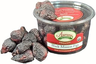 Aurora Products Inc. Figs, Black Mission Organic, 11 Ounce Tub (Pack of 6)