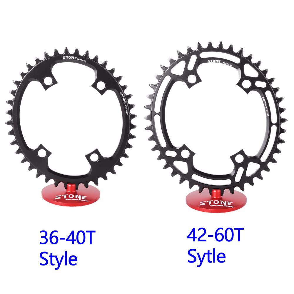 Platos para Bicicletas Plato Ovalado 110BCD 36 38 42T 44 46T 48 50T 54 56 58T 60 Bicicleta de Carretera MTB 9 10 11 12s 12 Velocidad 110 Unisex