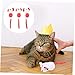 CORHAD 3pcs Plush Mouse Shaped Cat Toys Interactive Pet Supplies for Indoor Cats Lightweight Plush Material for Biting Fun Keeps Active and Engaged for