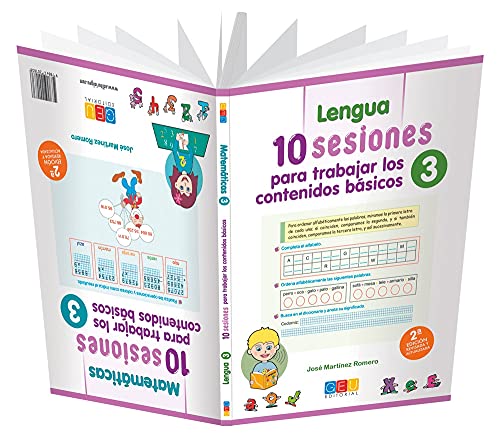 Lengua y Matemáticas 3º Primaria: 10 Sesiones para trabajar los contenidos básicos