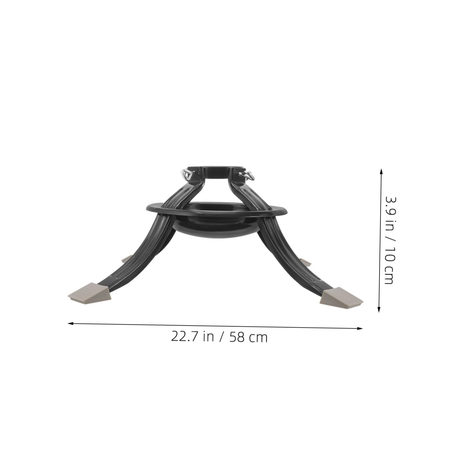 Base de Soporte para Árbol de Navidad de Hierro Forjado Soporte Redondo Ajustable Accesorio para Árbol Real para Exhibiciones Navideñas