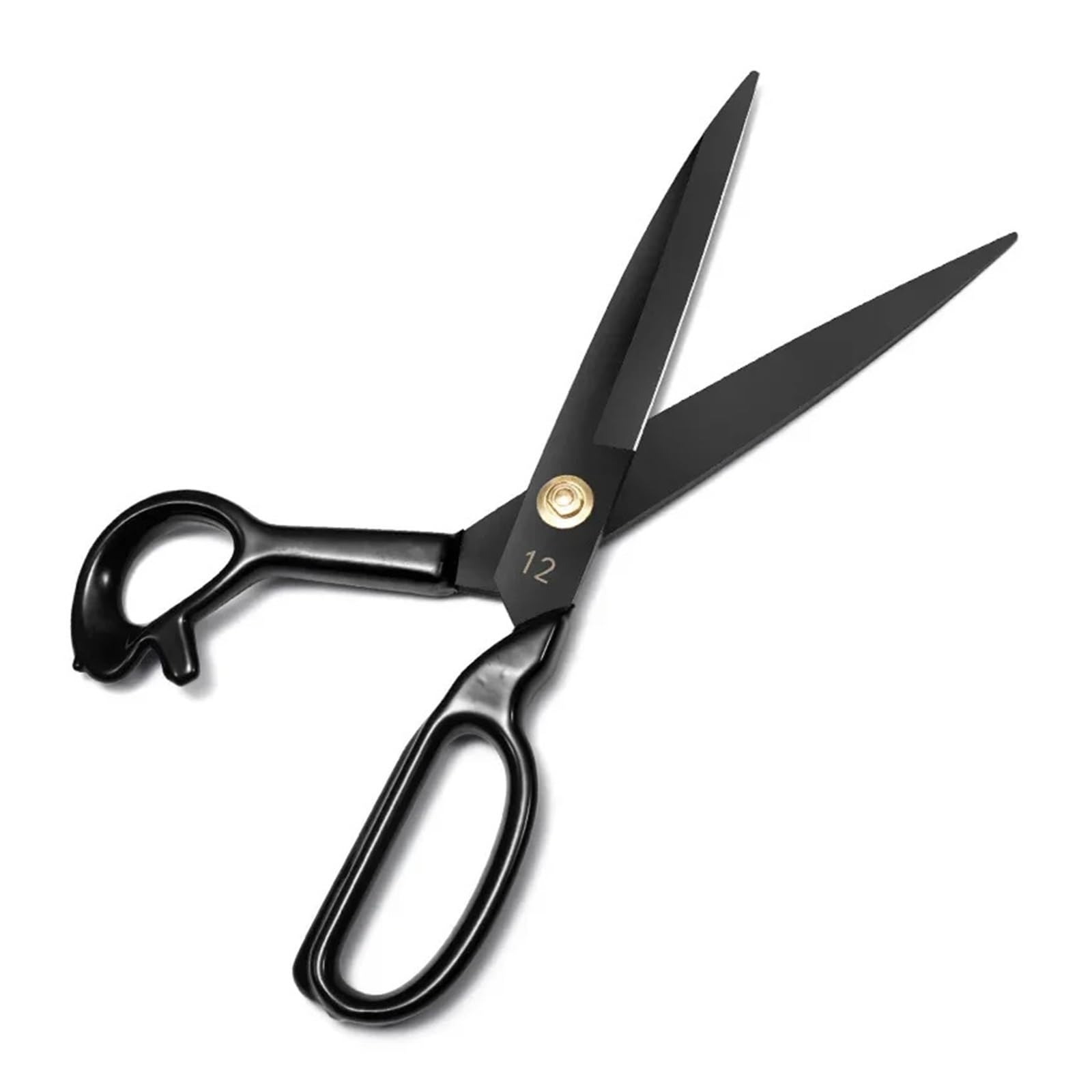 Tijeras de sastre for cortar tela for cuero, tijeras costura afiladas for el hogar(10inch-Black)