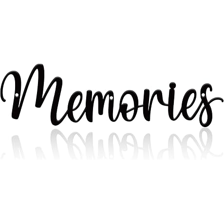 Black Memories Metal Wall Sign