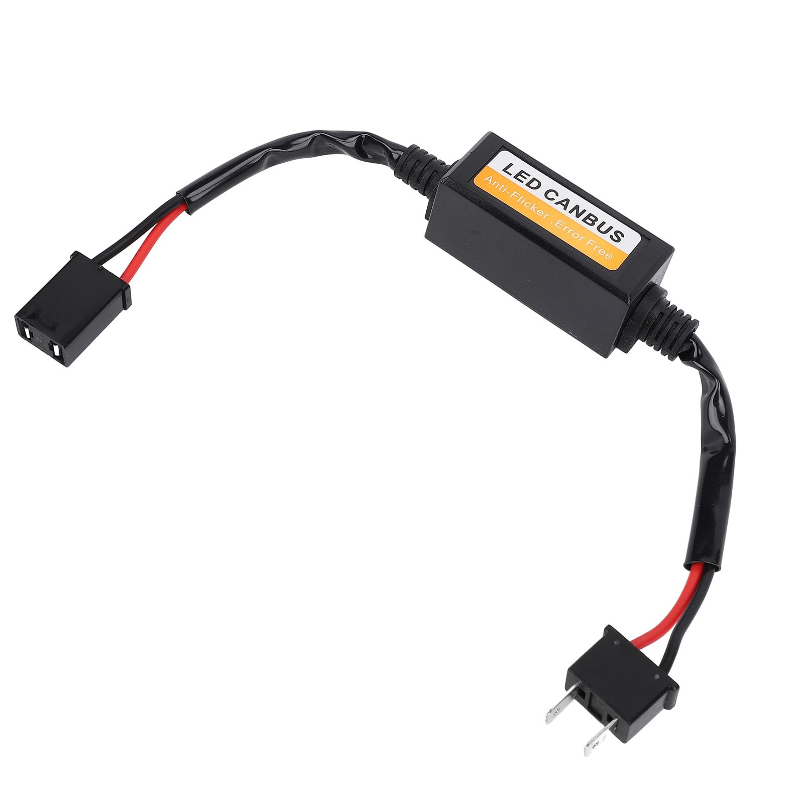 Decodificatore Faro LED H7 da 2 Pezzi, Decodificatore Errore Canbus Plug and Play Anti-sfarfallio Resistente All'acqua con Connettori AMP, per Modelli Faro H7