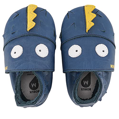 Bobux - Cuir Babyslofjes - Gruff Navy., Bleu marine, 20 EU Cover
