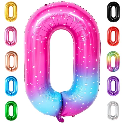 Image of KatchOn 0 Rainbow Balloons Number
