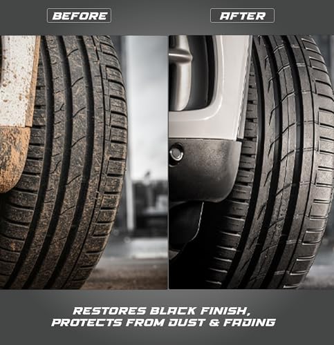 Image of Nippon Paint n-Shield Tyre Shine Spray 250 ml | Restores Black Finish | Long-Lasting Gloss | Protects from Dust Fading | Smooth Shine Enhances Vehicle Look | Asia Pacific's No.1 Paint Brand