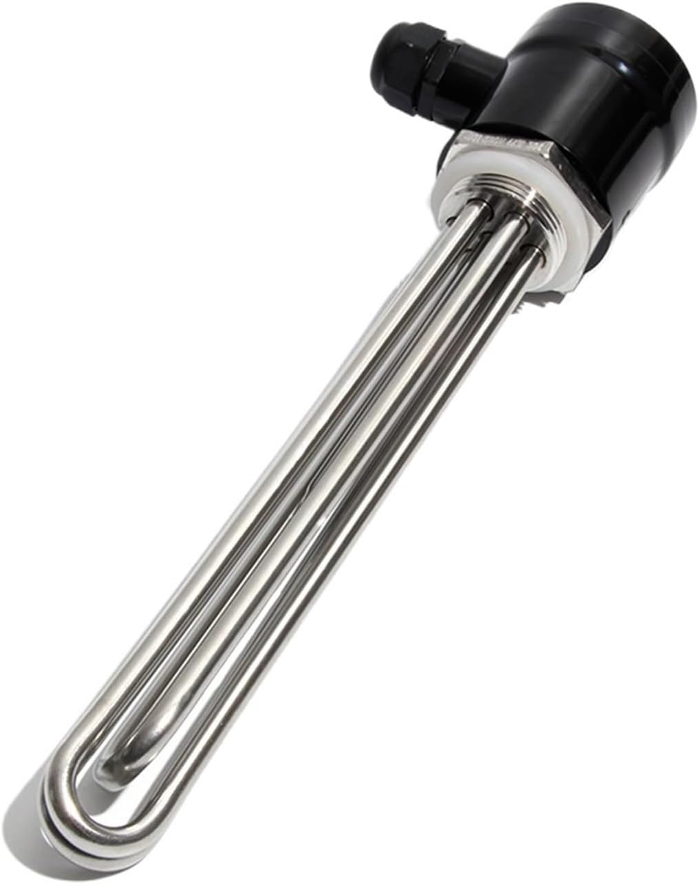 1Pcs DN32 1 1/4" BSPT Thread 3/4.5/6/9/12KW 3U Tubular Electrical Immersion Heater Heating Element With Probe And Ground Screw(380V,3KW 190mm)